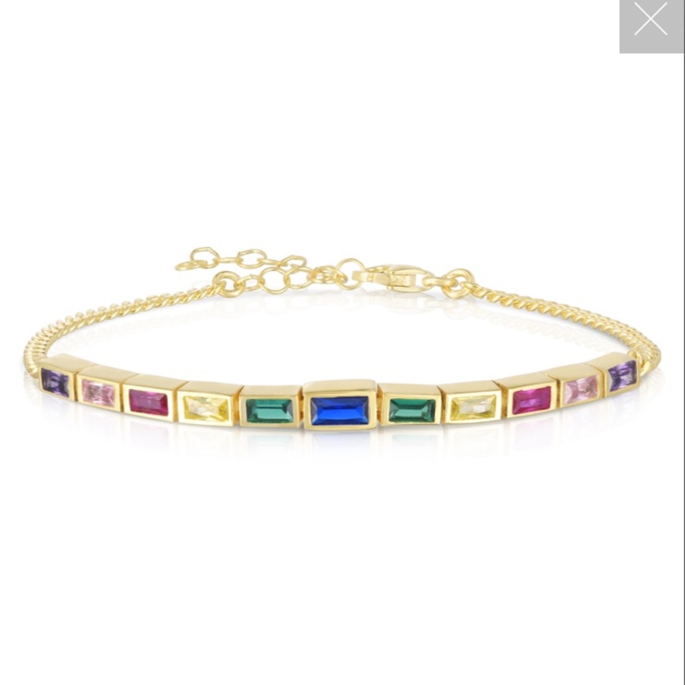 NWOT Sphera Milano CHARLIE BAGUETTE BRACELET